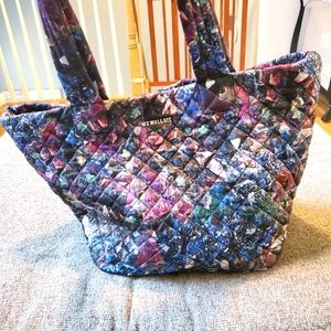 MZ Wallace Metro Medium Jewel-Print Quilted Tote *RARE PATTERN*